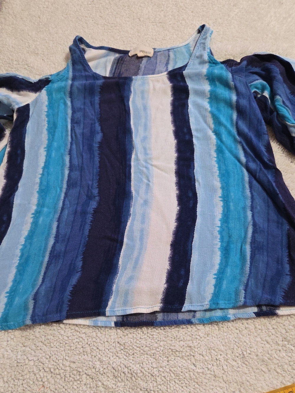 DEPT 222 COLD SHOULDER BLOUSE
